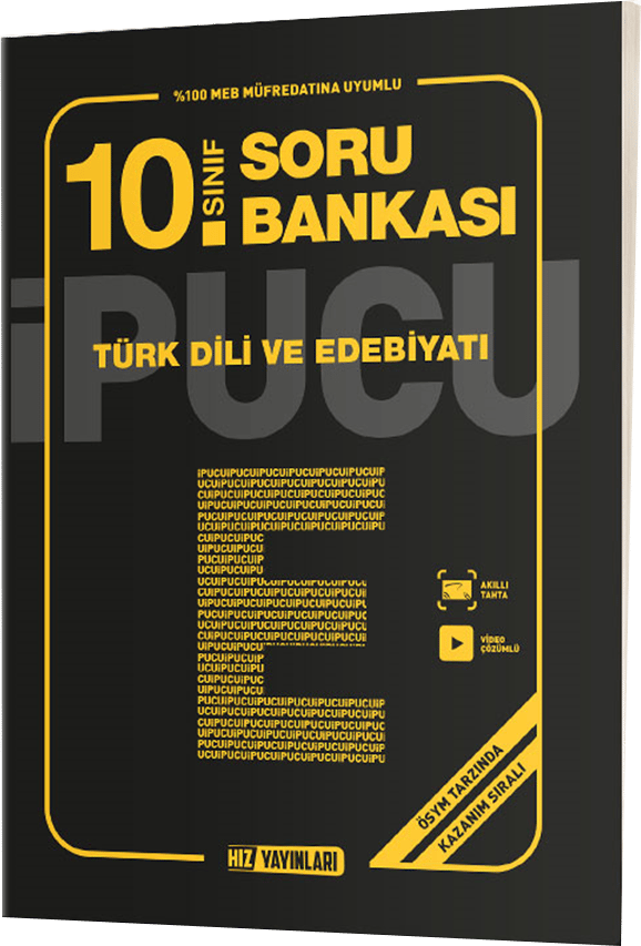 Hız Yayınları 10. Sınıf Türk Dili ve Edebiyatı İpucu Soru Bankası
