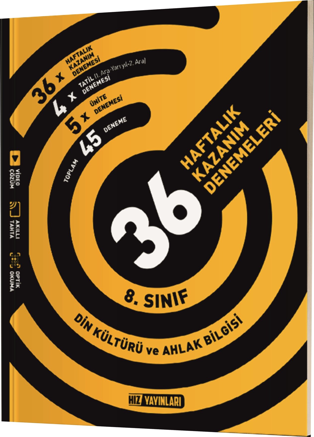 Hız Yayınları 8.Sınıf Din Kültürü ve Ahlak Bilgisi 36 Haftalık Kazanım Denemeleri