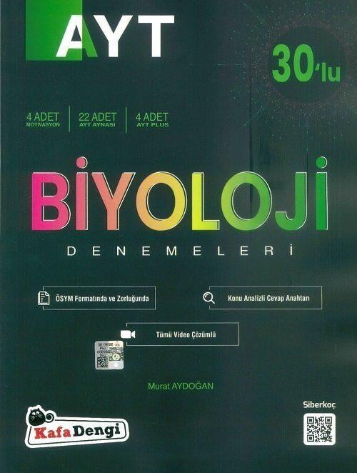 Kafa Dengi YayınlarıAYT Biyoloji 30 lu Deneme
