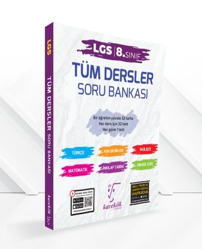 Karekök Yayıncılık8. Sınıf LGS Tüm Dersler Soru Bankası