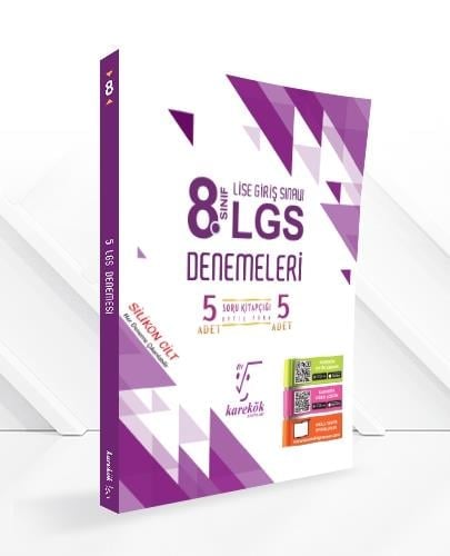 Karekök Yayıncılık8. Sınıf LGS Denemeleri 5`li