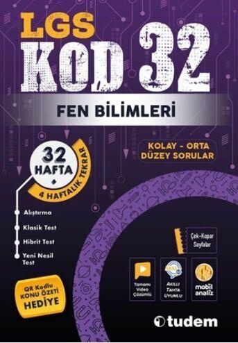 Lgs Fen Bilimleri Kod 32 Tudem Yayınları 9786052857366