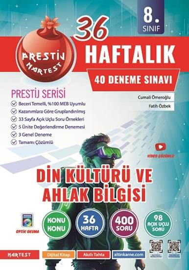 NARTEST 8.SINIF HAFTALIK DİN KÜLT. DENEMELERİ