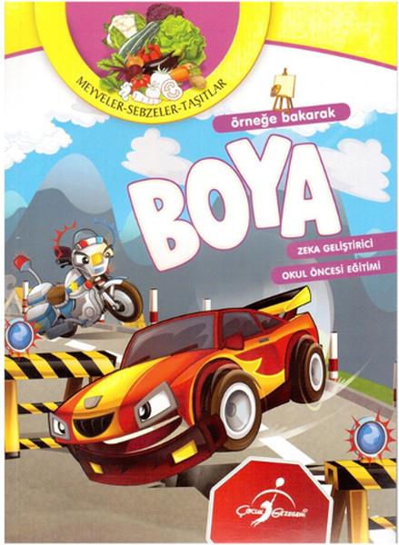 Örneğe Bakarak Boya / Meyveler-Sebzeler-Taşıtlar