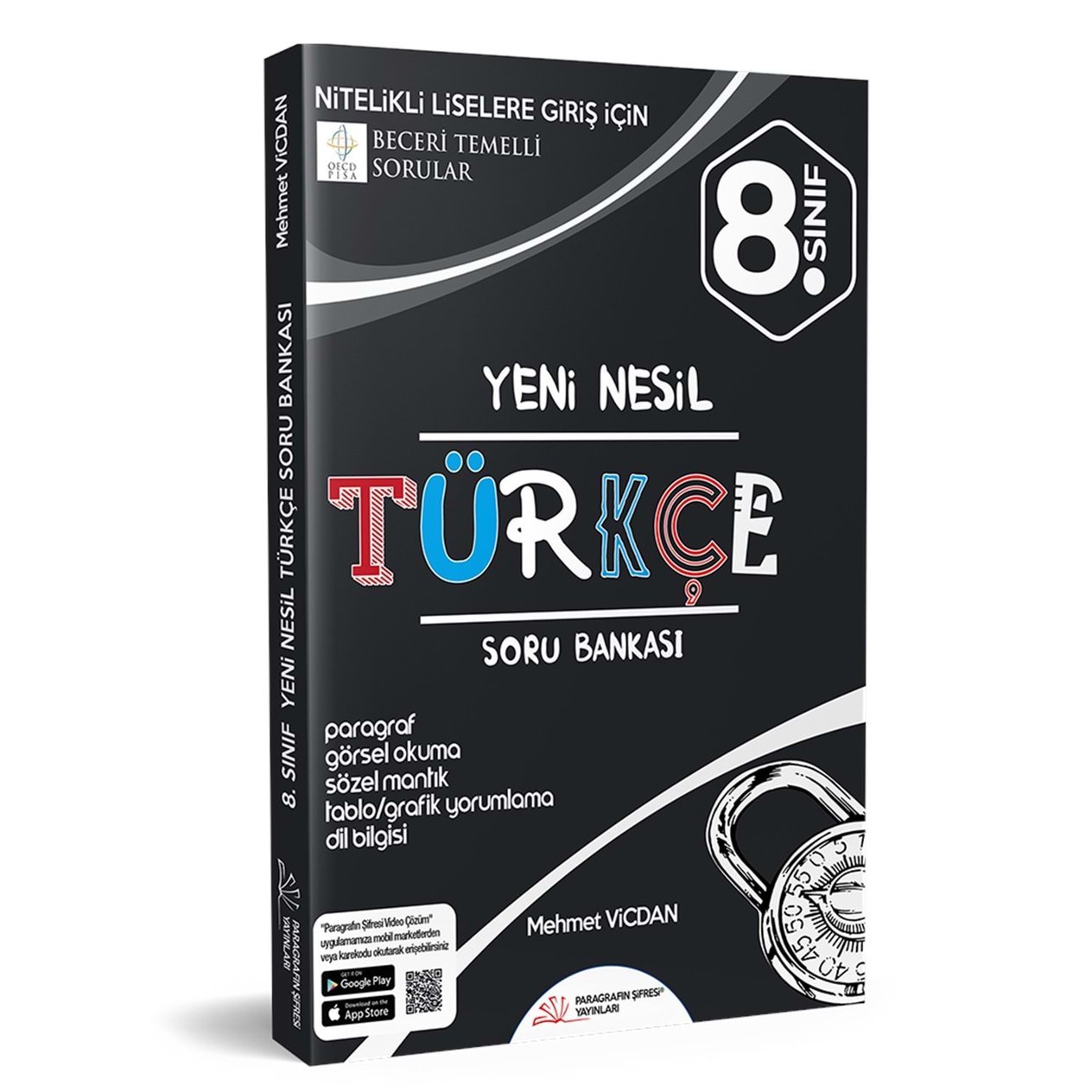 Paragrafın Şifresi Yayınları 8. Sınıf LGS Türkçe Yeni Nesil Soru Bankası Paragrafın Şifresi Y