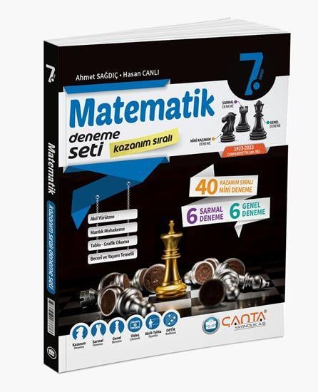 Test Marka7. Sınıf Matematik Kazanım Sıralı Deneme Seti