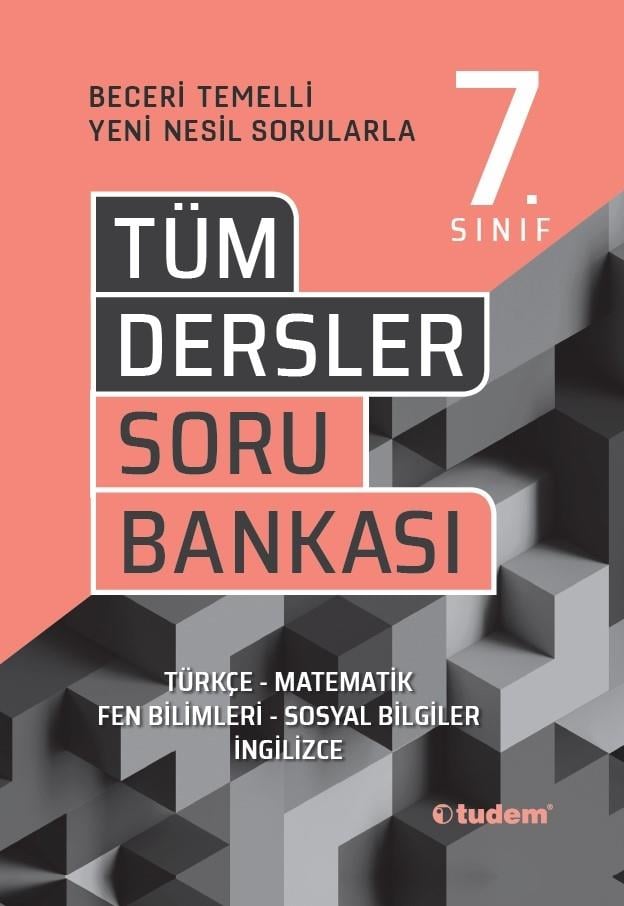 Tudem Yayınları7. Sınıf Tüm Dersler Beceri Temelli Soru Bankası