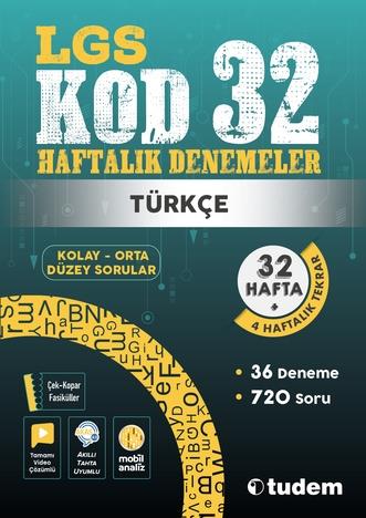 Tudem YayınlarıLGS Kod 32 Haftalık Denemeler Türkçe