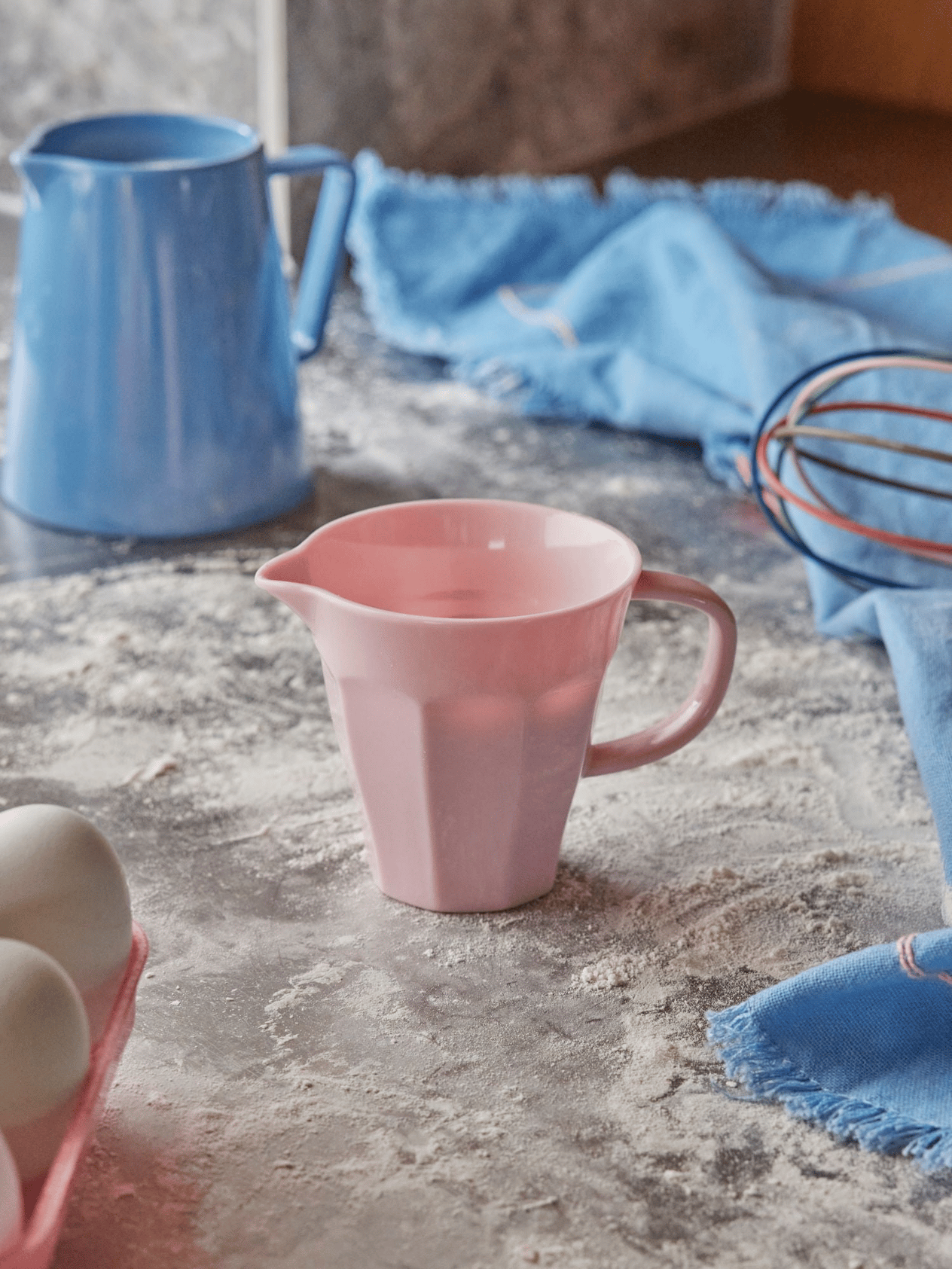 Melamin Süt Potu - Açık Pembe