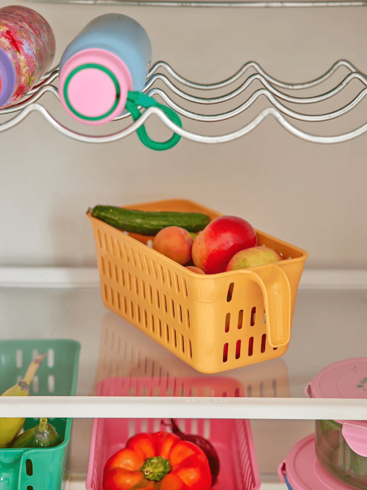 Plastic Food Boxes - Orange