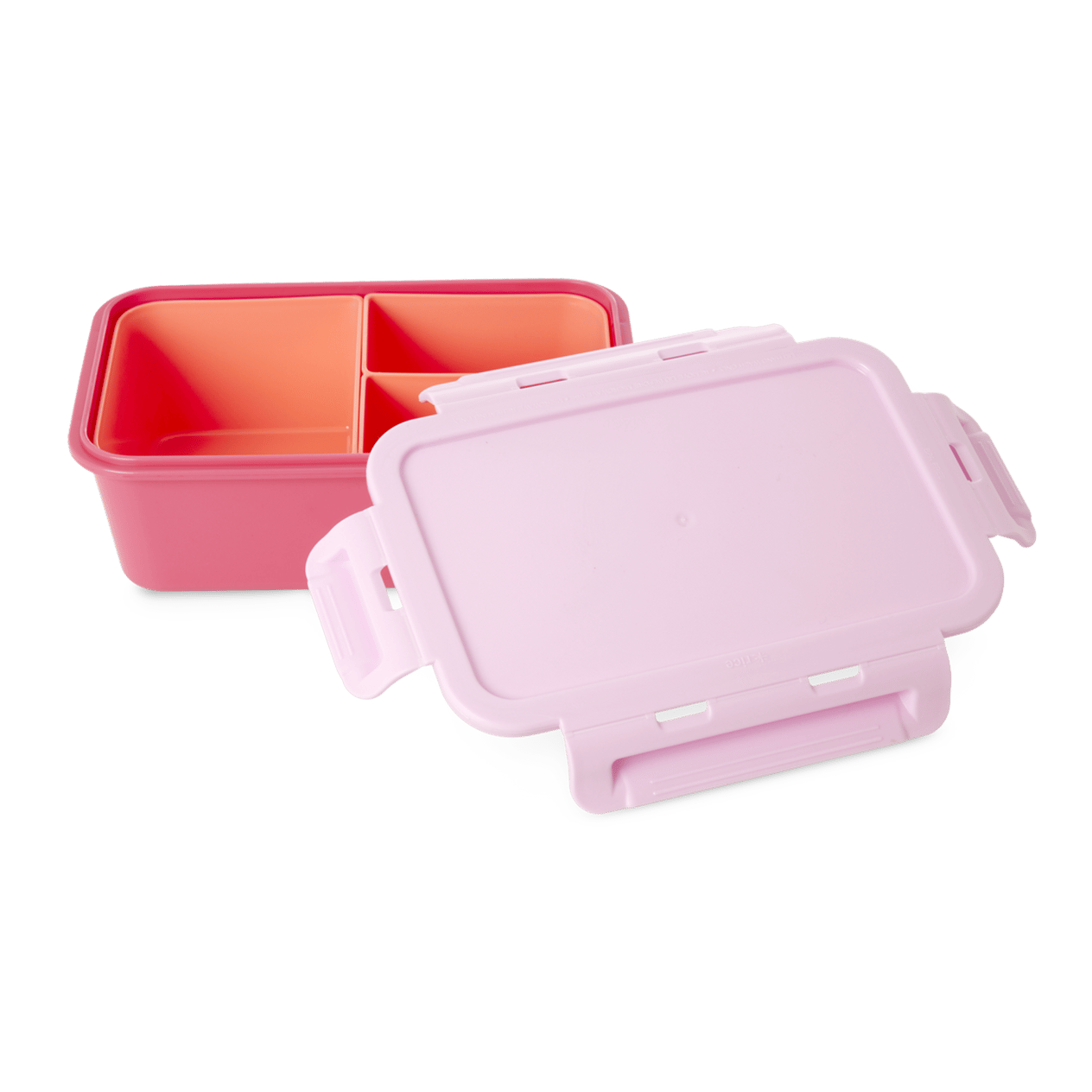 Plastik Lunchbox - Pembe ve Açık Kırmızı