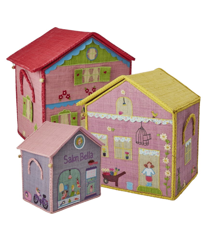 Rafya Dekoratif Kutu - House Theme