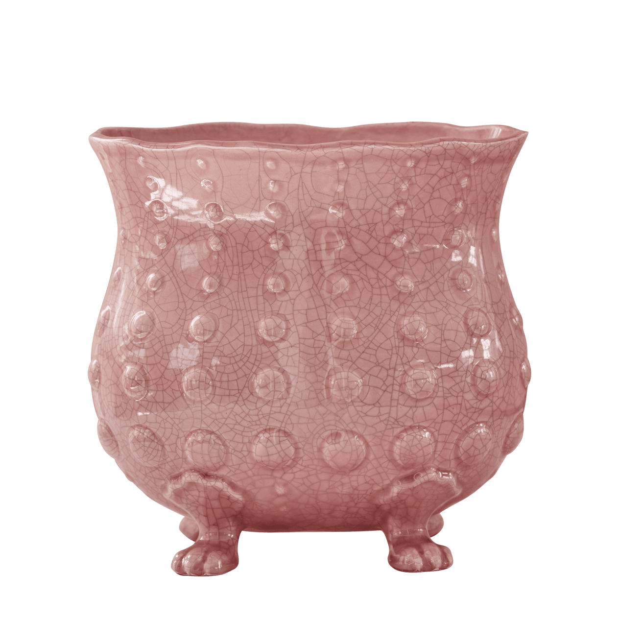XL Seramik Saksı - Soft Pembe