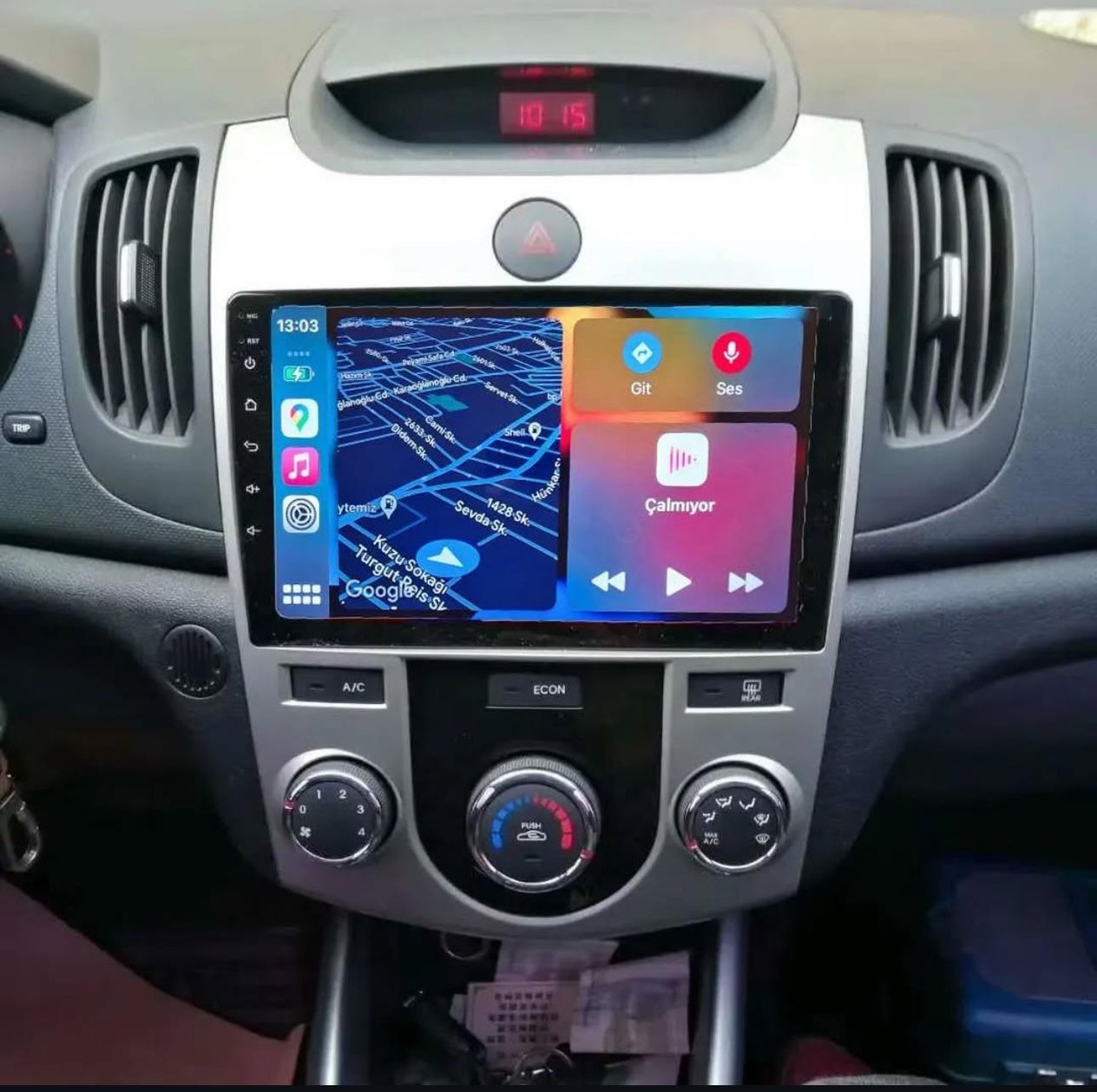Kia Cerato Android 13 Multimedya Sistemi 2008-2012 MODEL ANALOG KLİMA (Ultra HD Geri görüş Kameralı)