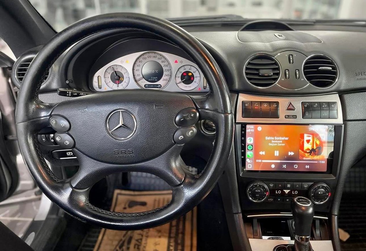 Mercedes C Kasa W203 , W209 Android 13 Multimedya Sistemi 2005-2006 MODEL (Ultra HD Geri görüş Kameralı)