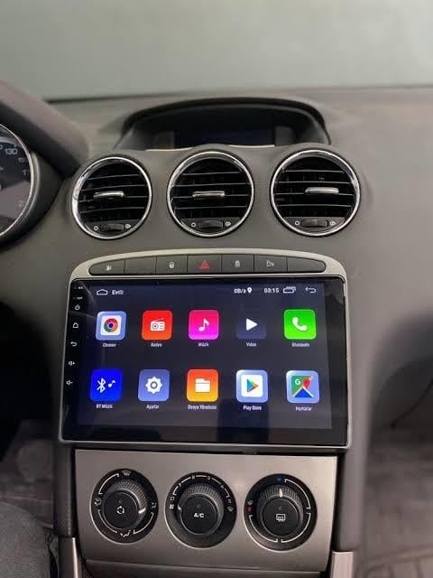 Peugeot 308 Android 13 Multimedya Sistemi 2008-2013 MODEL (Ultra HD Geri görüş Kameralı)
