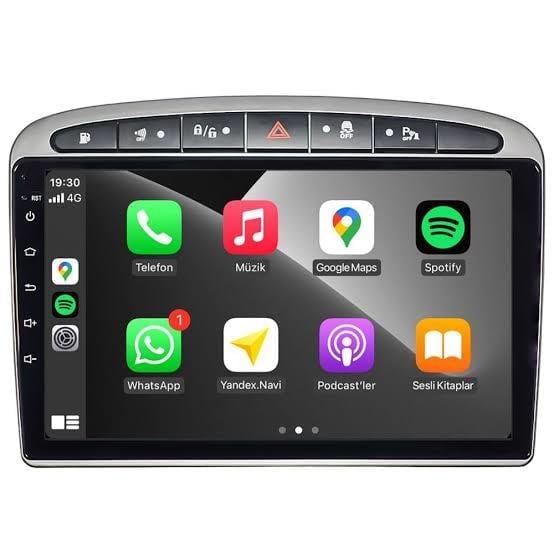 Peugeot 308 Android 13 Multimedya Sistemi 2008-2013 MODEL (Ultra HD Geri görüş Kameralı)
