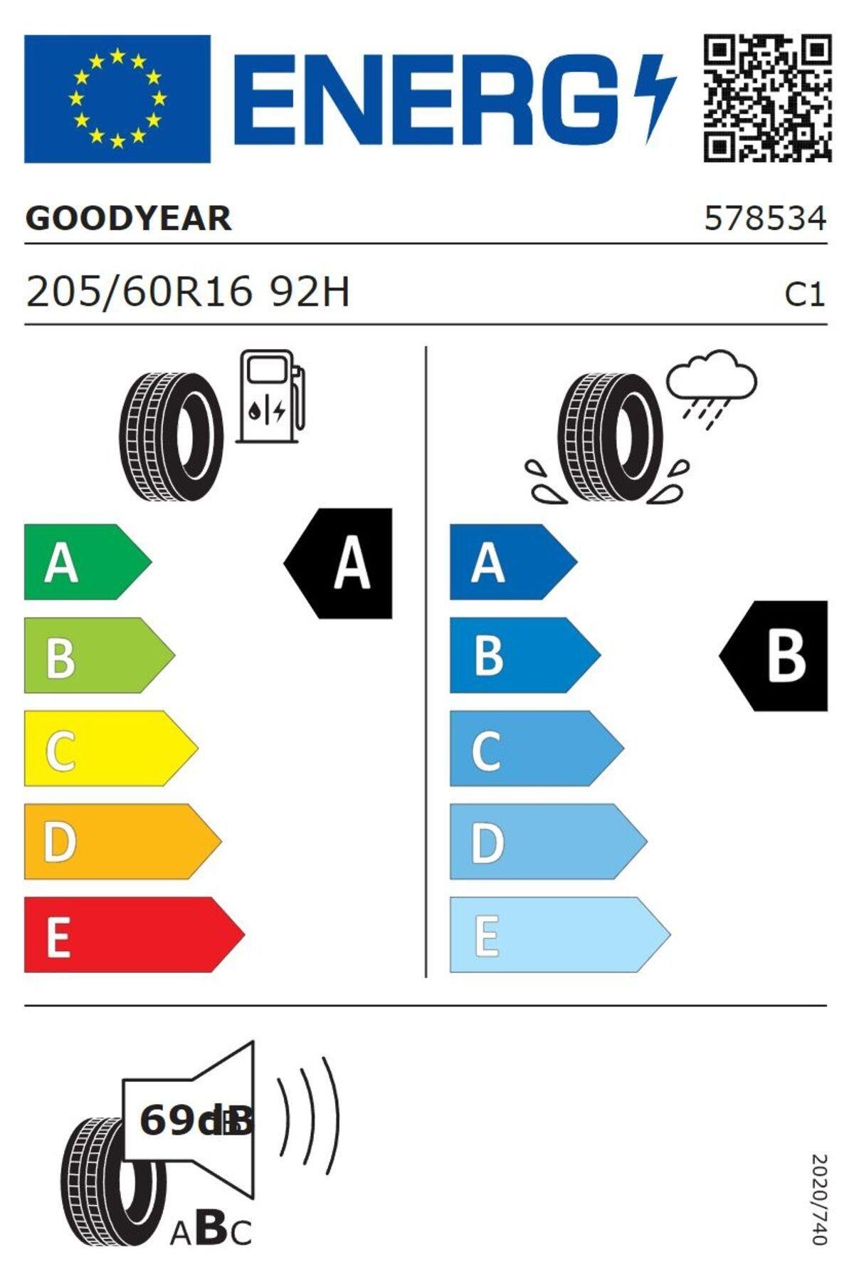 205/60 R16 92H Performance Otomobil Yaz Lastiği ( Üretim Yılı: 2024 )