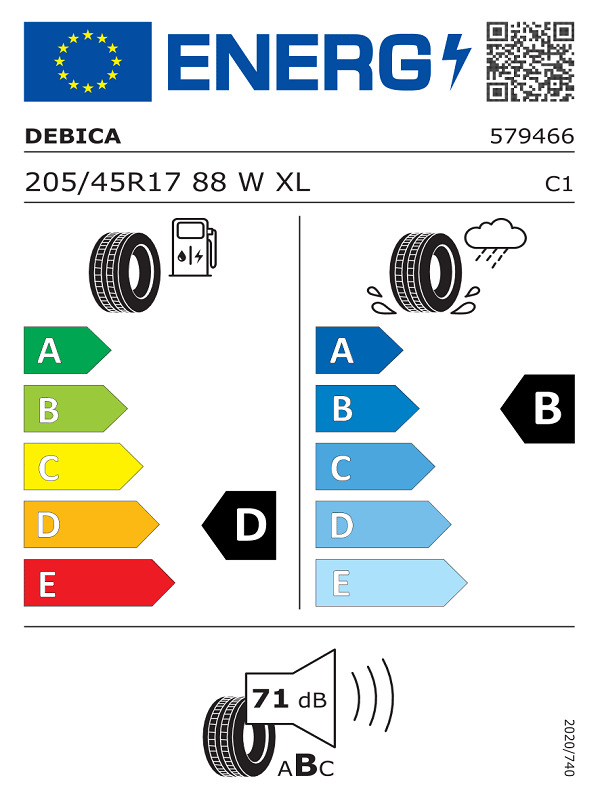 Debica 205/45R17 88W Presto UHP 2 XL FP Oto Yaz Lastiği (Üretim Yılı: 2023)