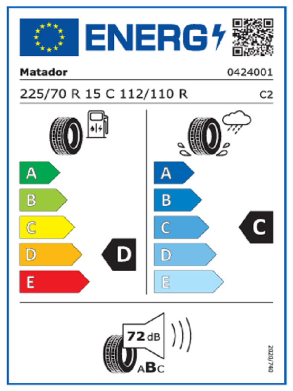 Matador 225/70R15C 112/110R (115N) MPS125 VariantAW 8PR 4 Mevsim Lastiği (Üretim Yılı: 2025)