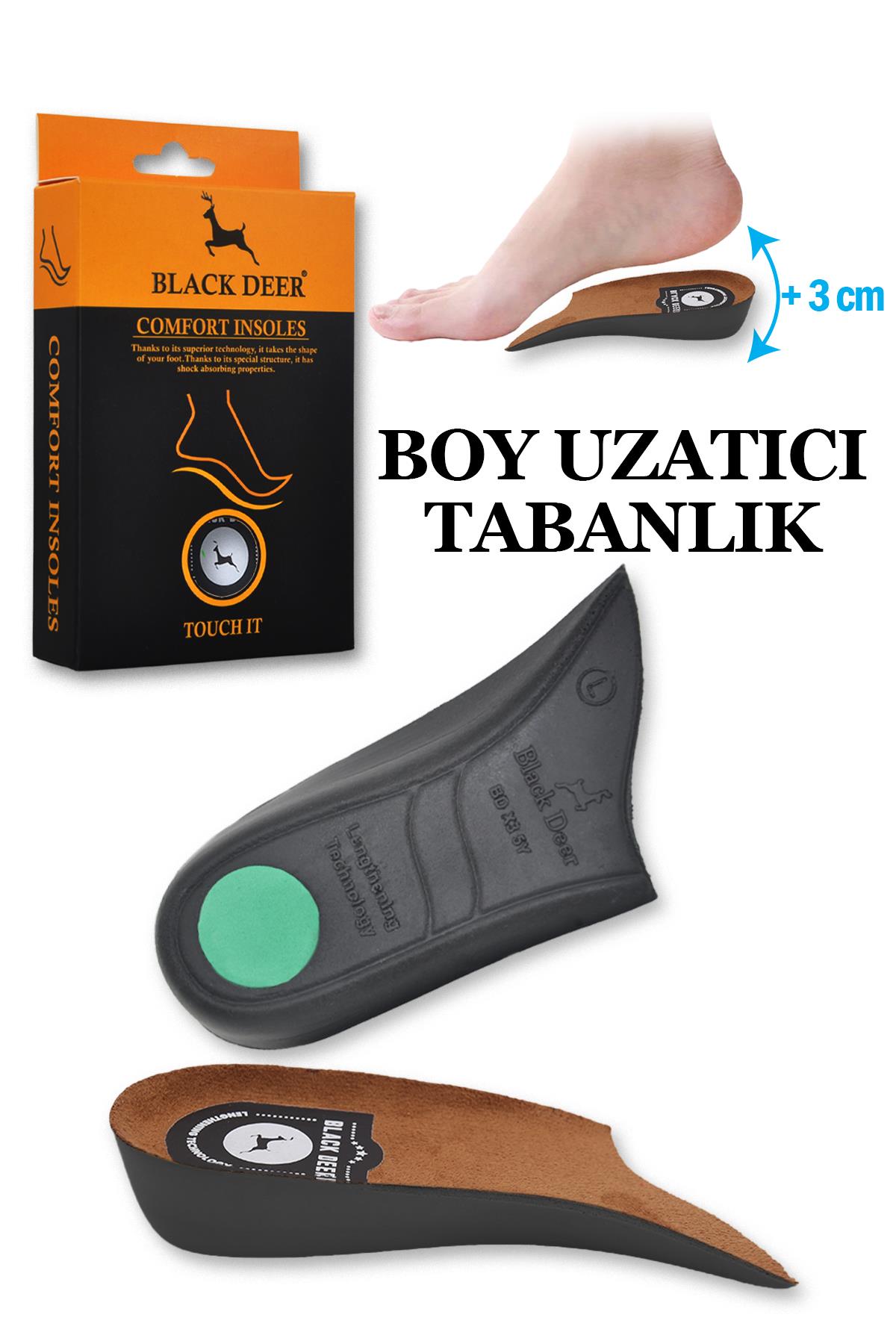 Black Deer Extender 3 Cm Kahverengi Boy Uzatıcı Tabanlık