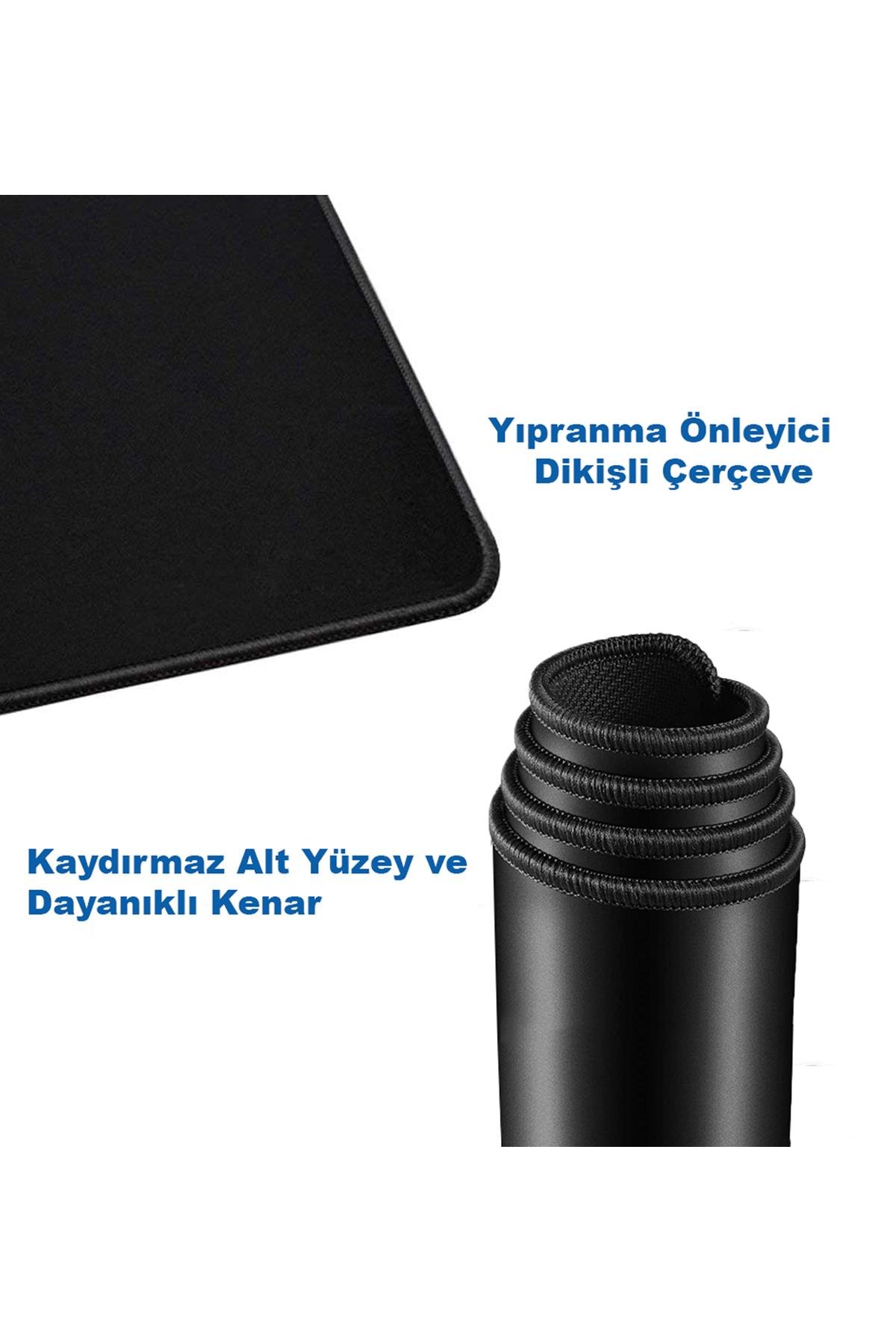 BLACK DEER Professional Siyah 70x30 Cm Büyük Boy Gaming Mouse Pad