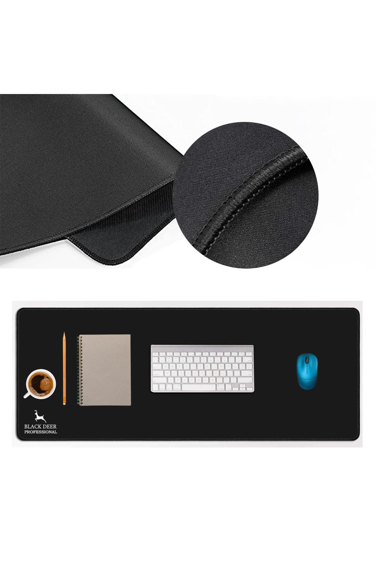 BLACK DEER Professional Siyah 70x30 Cm Büyük Boy Gaming Mouse Pad