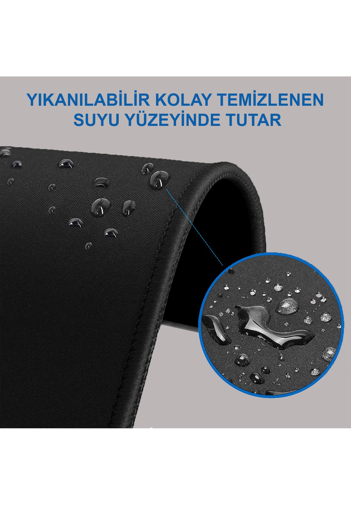 BLACK DEER Professional Siyah 70x30 Cm Büyük Boy Gaming Mouse Pad