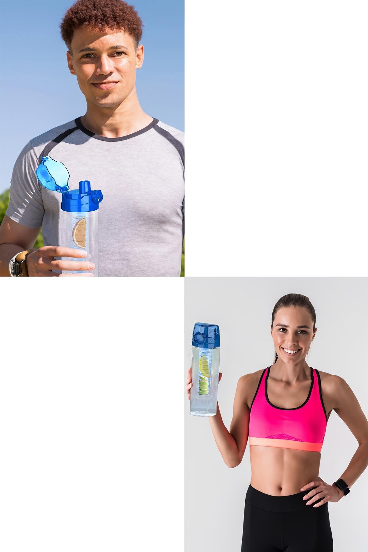 Cascada Sızdırmaz Kilitli Detoks Matara Su Şişesi Suluk Sporcu Matarası 700 Ml