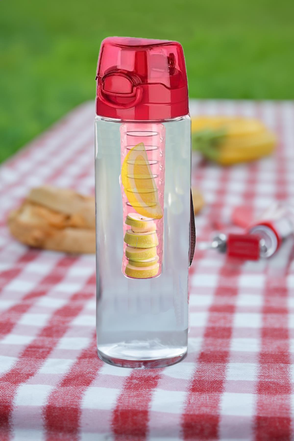 Cascada Sızdırmaz Kilitli Detoks Matara Su Şişesi Suluk Sporcu Matarası 700 Ml