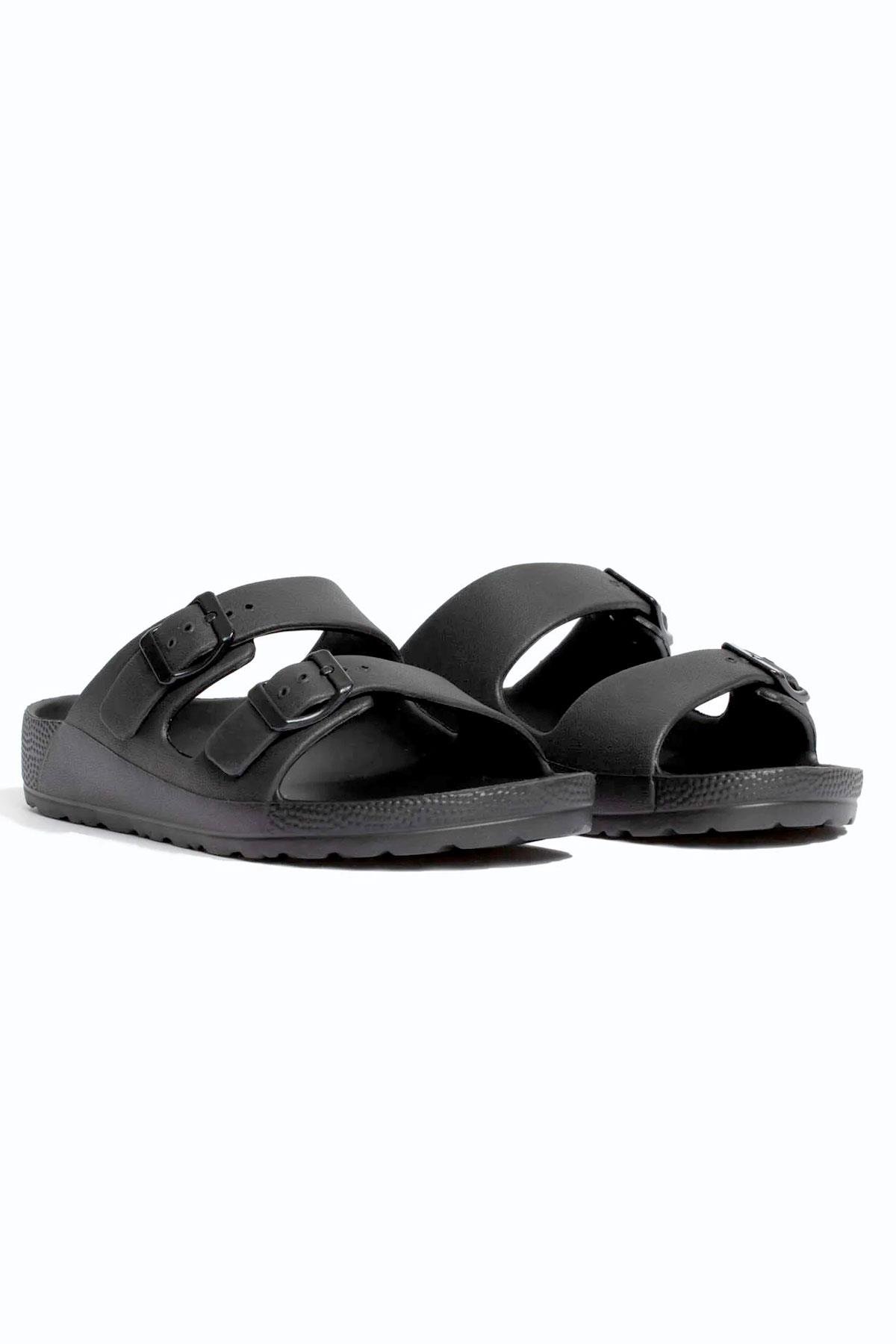 Çift Tokalı Eva Terlik Rahat, Ortopedik, Günlük Plaj Ev Terlik, Unisex, Erkek, Kadın CT-ET-01