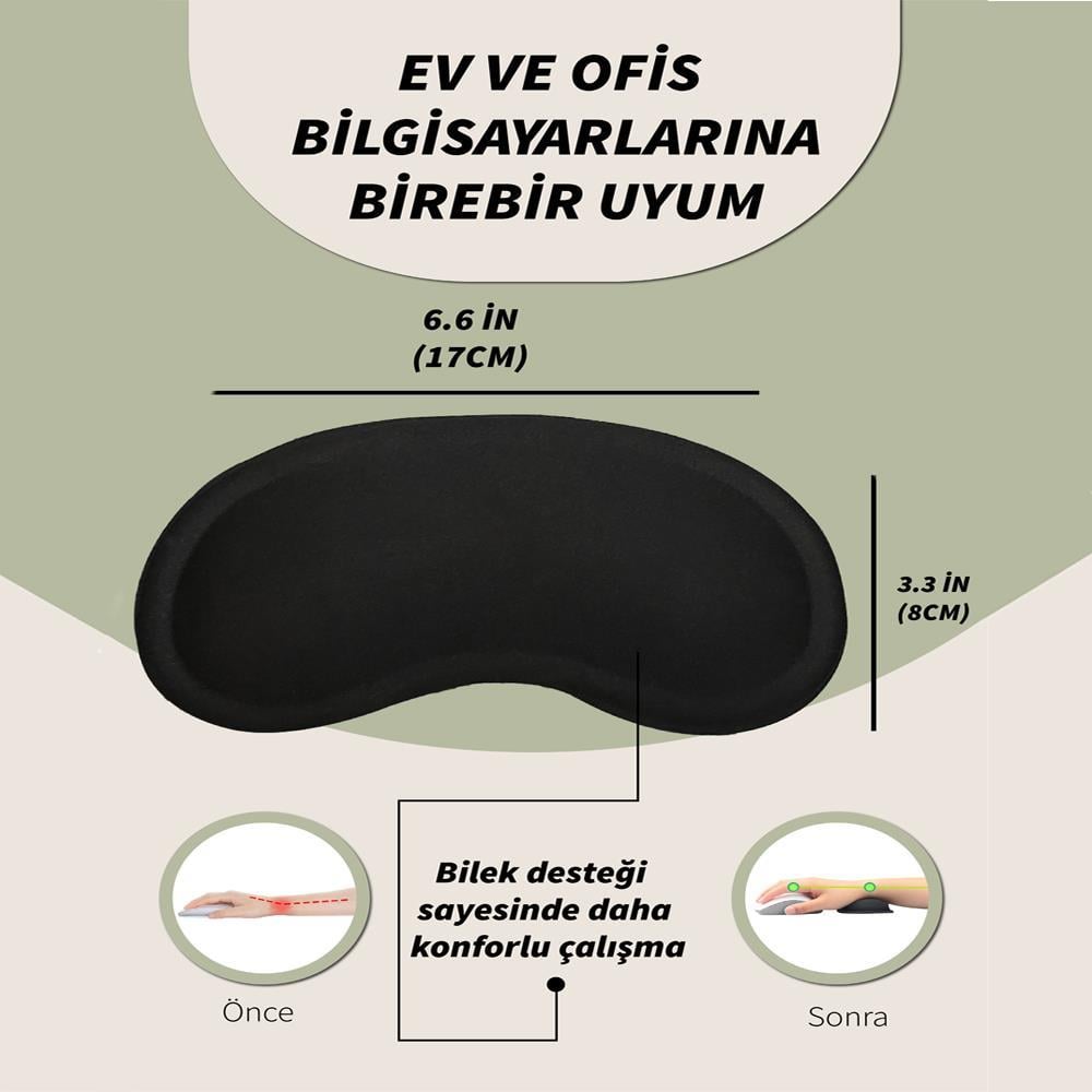 Mouse için Bilek Desteği,El bileği dinlendirme Pedi,Ergonomik Bilek Desteği,El Bileğine Rahatlık