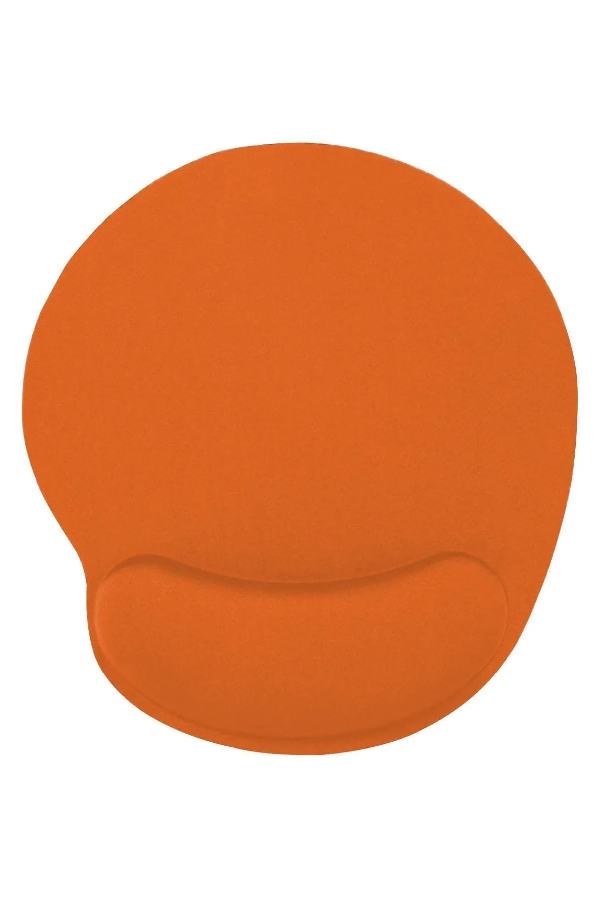 Turuncu Bilek Destekli Ergonomik Kaymaz Taban Mouse Pad