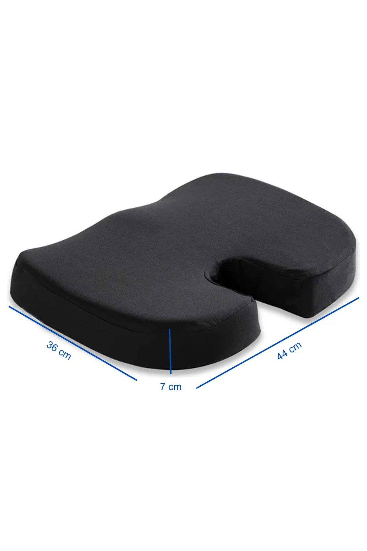Visco Ortopedik Hafızalı Dik Oturuş Minderi Oturma Bölgesi Sorunları İçin Memory Foam Minder