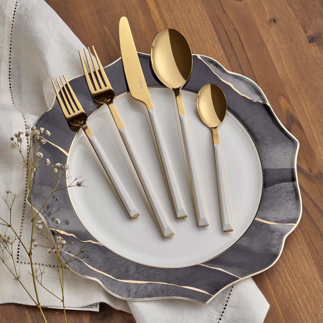 Neva N3266 Lilyum Gold 30 Parça Çkb Seti