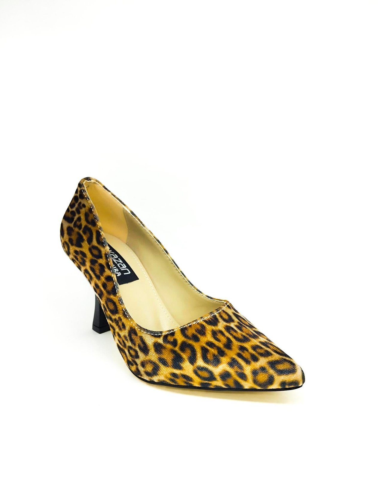 Leopar Desenli Kadeh Topuklu Stiletto