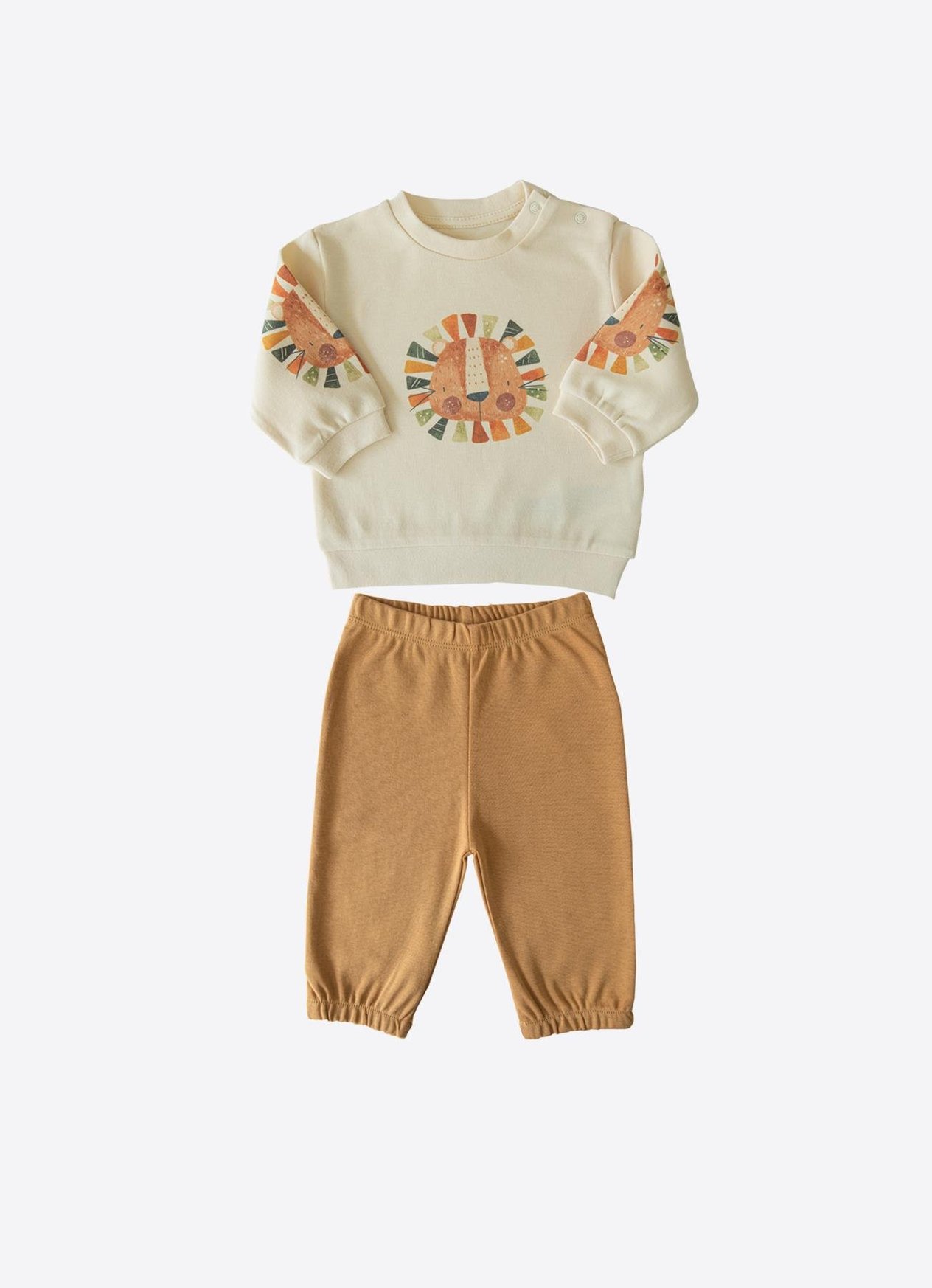 Organik My Little Lion 2li Takım Natural