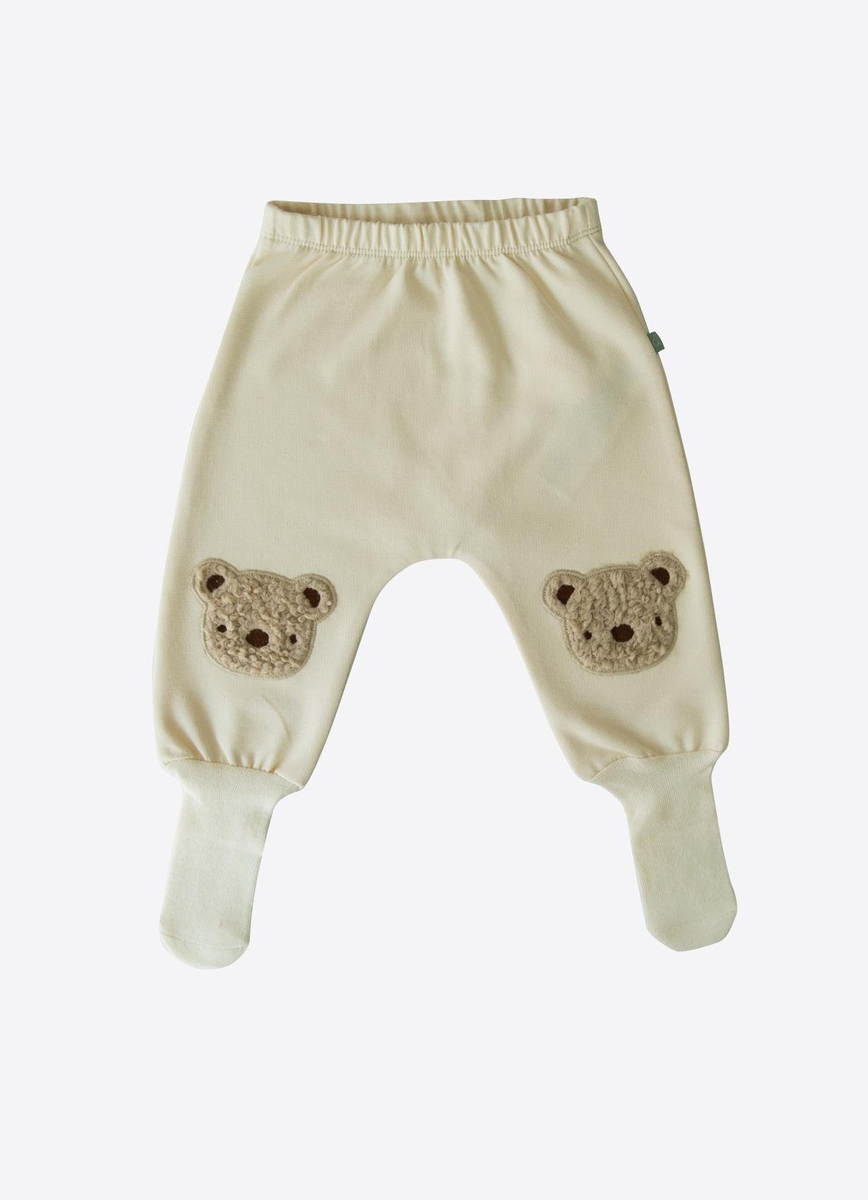 Organik Teddy Bear Çoraptolon Natural