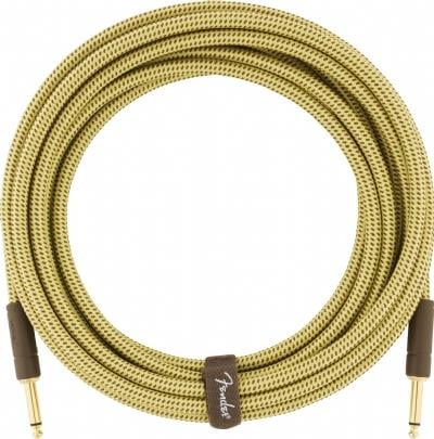 Fender Deluxe Düz/Düz Uçlu 5m Tweed Enstrüman Kablosu