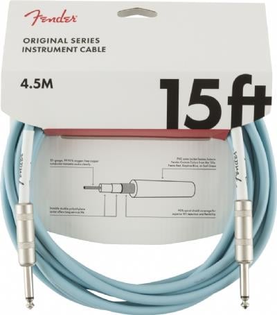 Fender Original 4m Daphne Mavi Enstrüman Kablosu