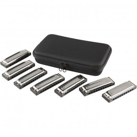 Hohner M1501/7 Bluesband 7 Parça Mızıka Seti (A, BB, C, D, E,F&G)