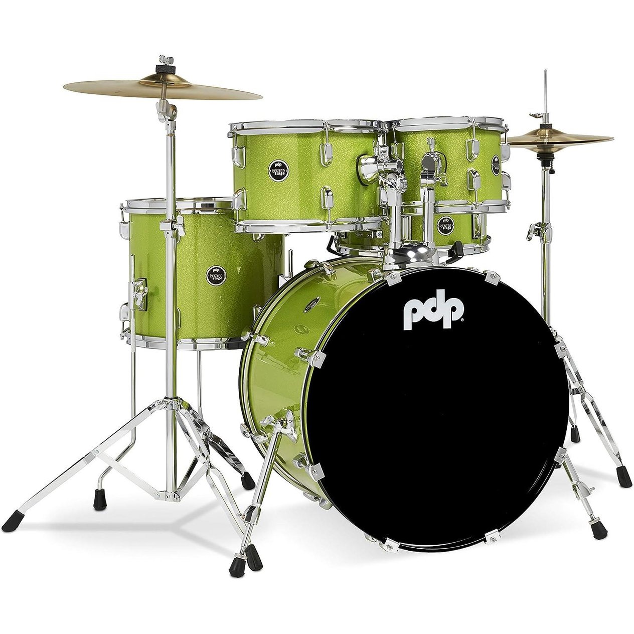 PDP Drums Centerstage 20'' 5-Parça Akustik Davul Seti (Electric Green)
