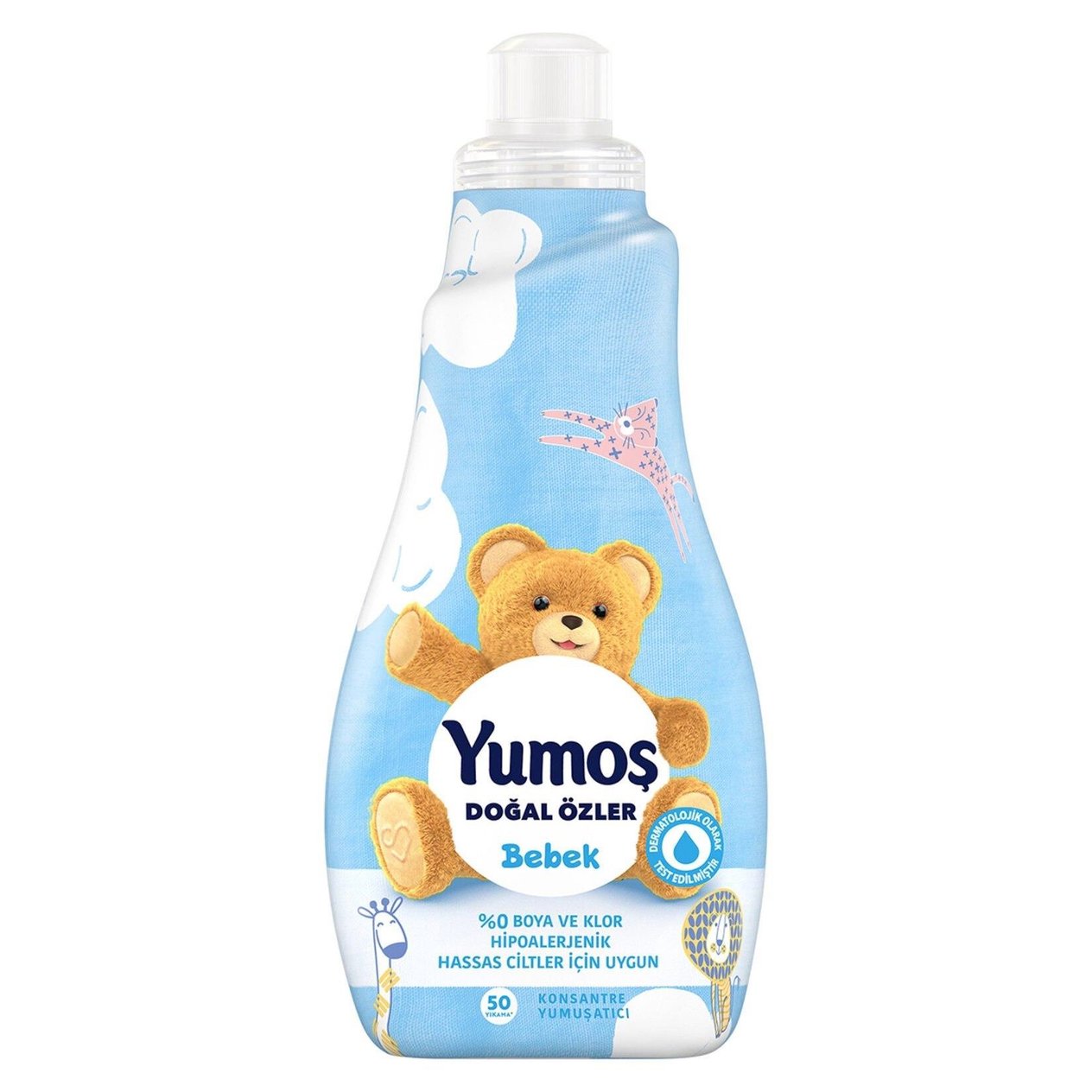 Yumoş Çamaşır Yumuşatıcısı Doğal Özler Bebek 50 Yıkama 1200 Ml