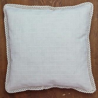 43X43 DOKULU DANTELLİ KETEN