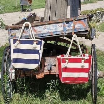 Thick Stripe Tote Bag