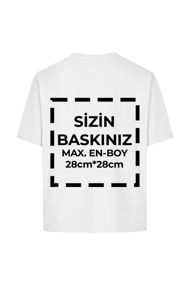 Tişört Tasarla 24/1 Kumaş - Beyaz