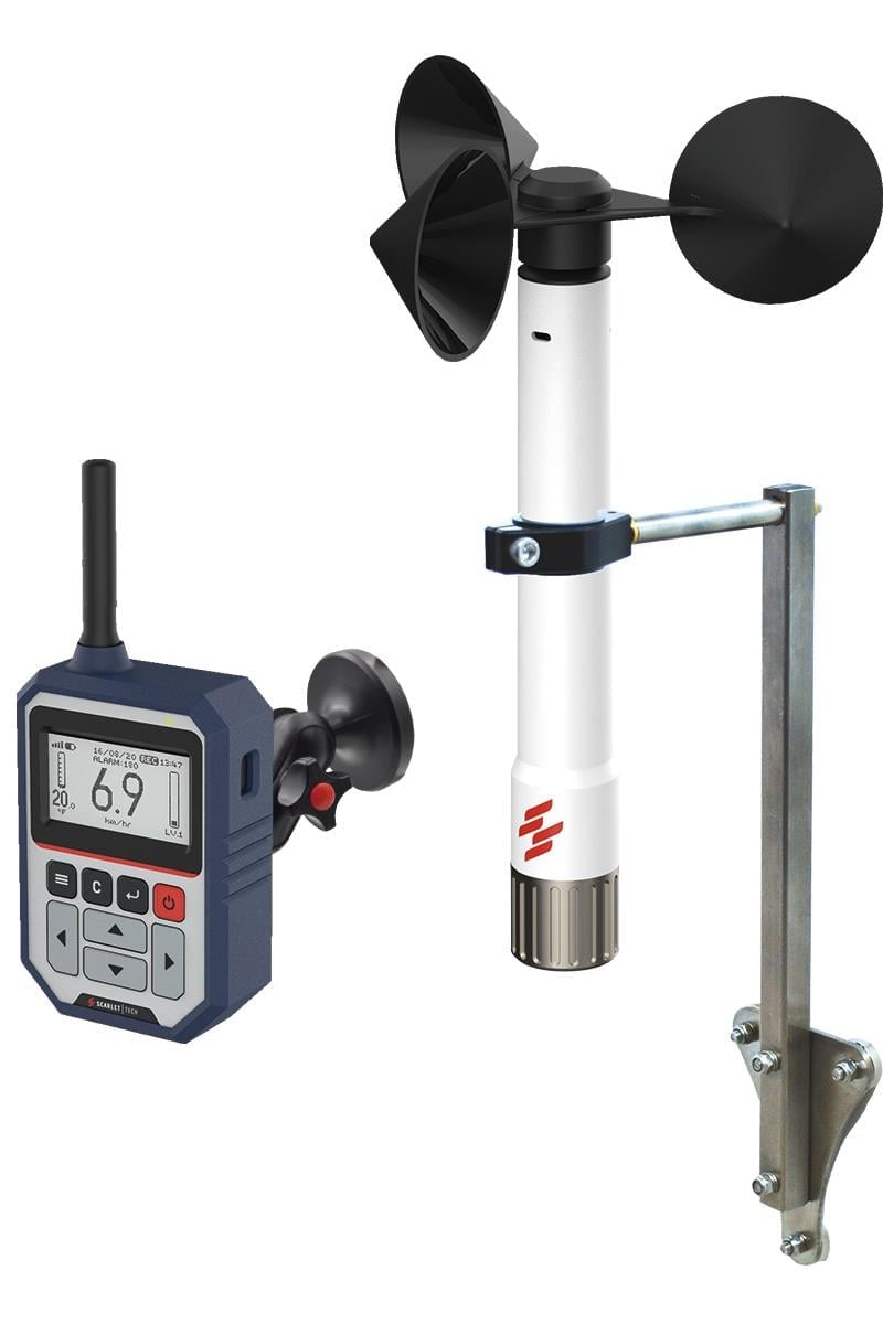Scarlet WR-3 Plus Kablosuz Anemometre (Kule Vinç Rüzgar Ölçer)