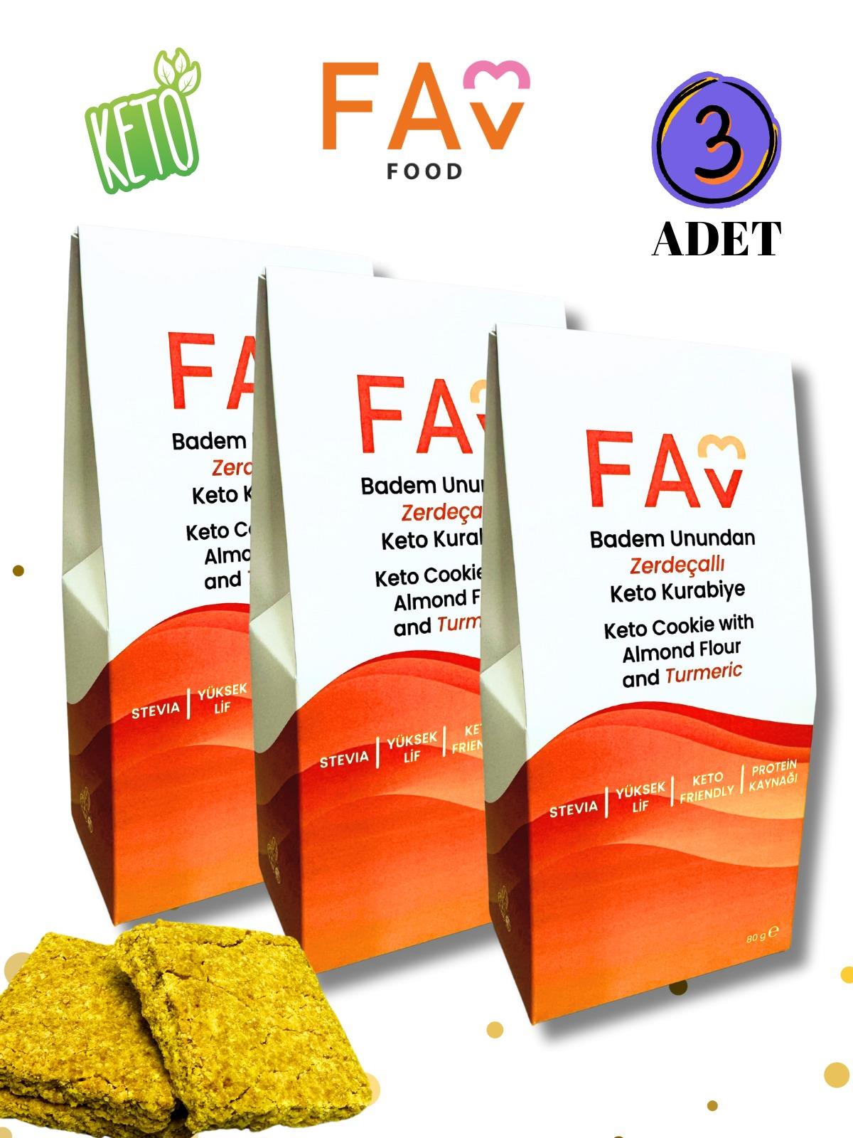 Tereyağlı Badem Unlu Zerdeçallı Cookie 240 Gram