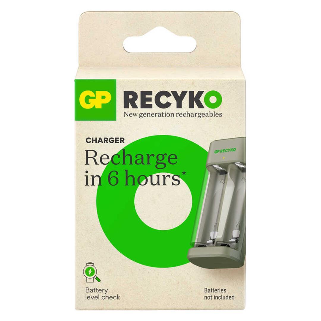 Gp Recyko E221 Usb 2'Li AA - AAA Pil Şarj Cihazı (GPACSE221004 GPE221R21-2GTLB1)