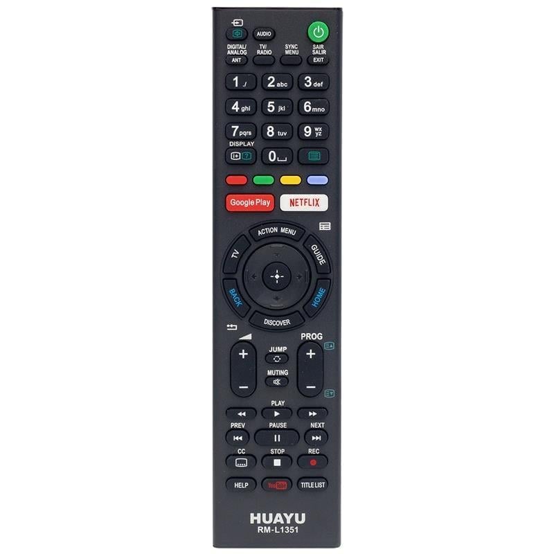 Huayu RM-L1351 Sony Netflix-Youtube-Google Play Tuşlu Universal Lcd-Led Tv Kumandası